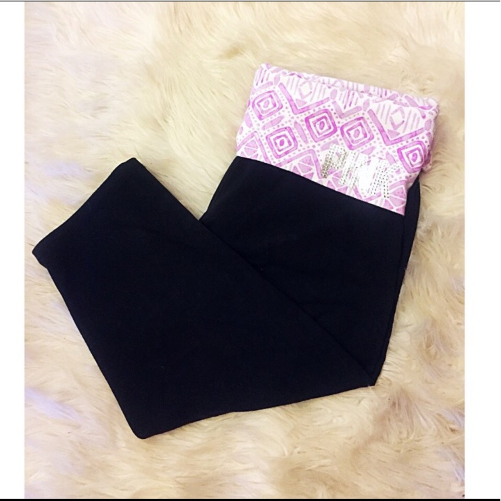 Victoria’s Secret PINK Yoga Cropped Leggings